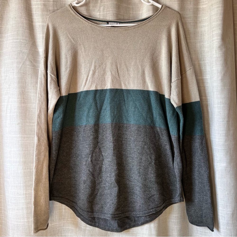 Smartwool | Merino Wool blend color block long sleeve base layer Women’s Medium